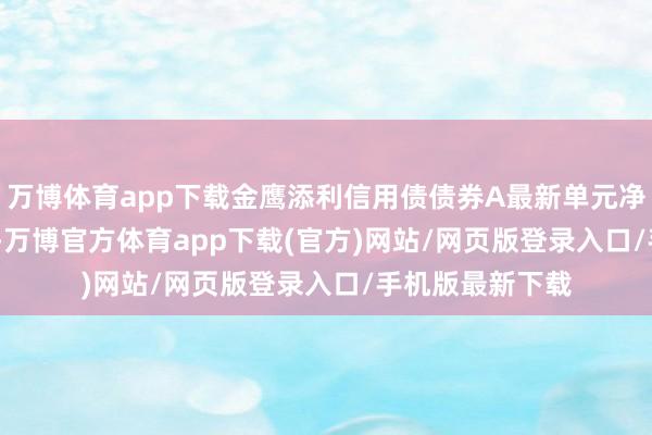 万博体育app下载金鹰添利信用债债券A最新单元净值为1.0487元-万博官方体育app下载(官方)网站/网页版登录入口/手机版最新下载