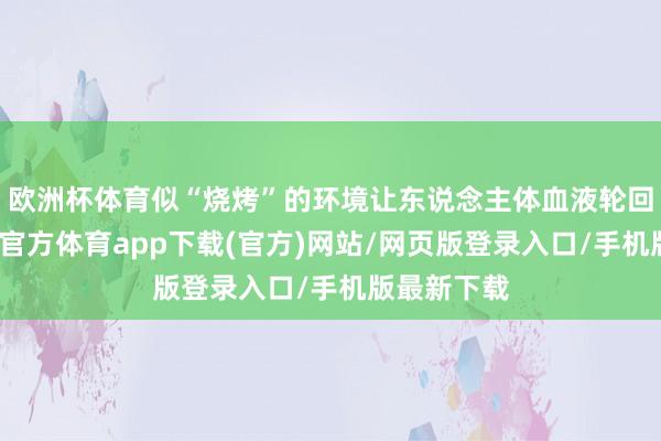 欧洲杯体育似“烧烤”的环境让东说念主体血液轮回加速-万博官方体育app下载(官方)网站/网页版登录入口/手机版最新下载