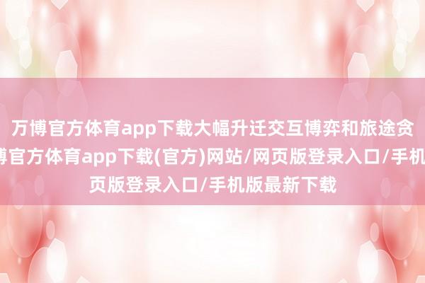 万博官方体育app下载大幅升迁交互博弈和旅途贪图材干-万博官方体育app下载(官方)网站/网页版登录入口/手机版最新下载