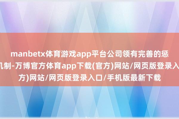 manbetx体育游戏app平台公司领有完善的惩处结构及里面抑止机制-万博官方体育app下载(官方)网站/网页版登录入口/手机版最新下载