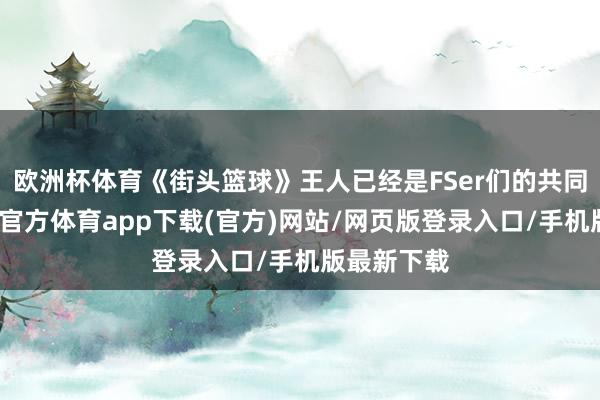 欧洲杯体育《街头篮球》王人已经是FSer们的共同见证-万博官方体育app下载(官方)网站/网页版登录入口/手机版最新下载