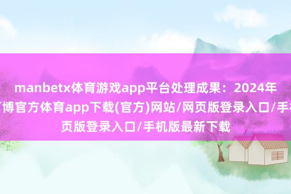 manbetx体育游戏app平台处理成果：2024年10月09日-万博官方体育app下载(官方)网站/网页版登录入口/手机版最新下载