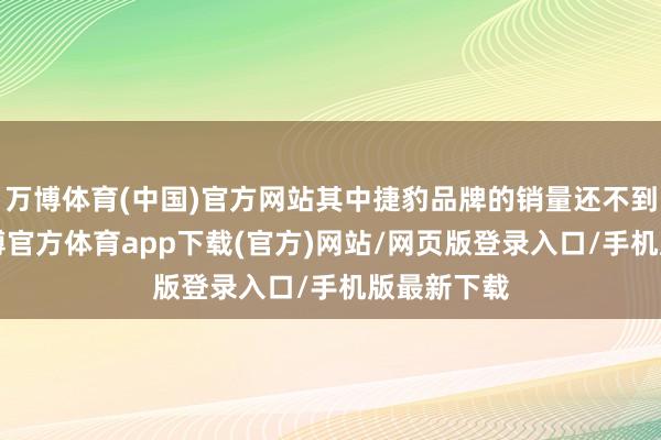 万博体育(中国)官方网站其中捷豹品牌的销量还不到1万辆-万博官方体育app下载(官方)网站/网页版登录入口/手机版最新下载